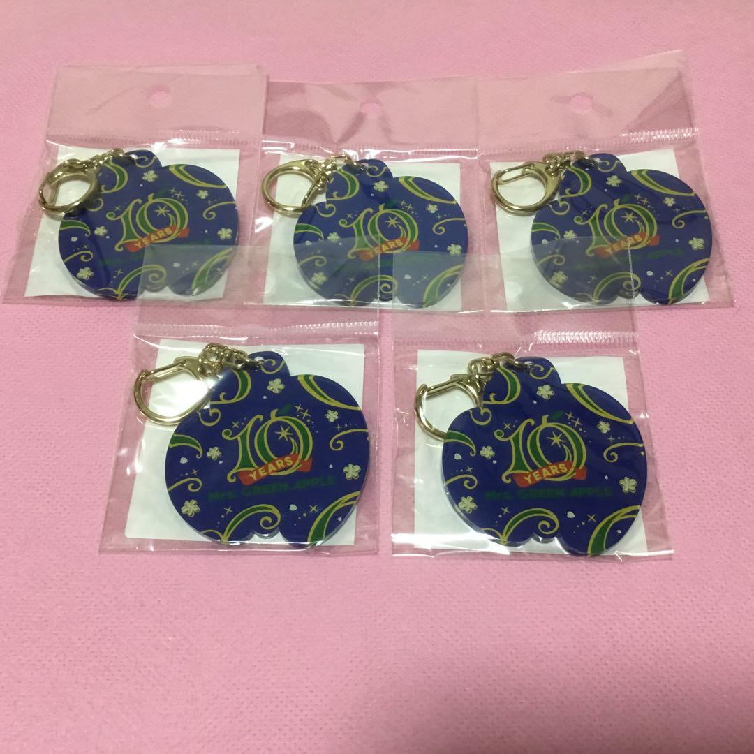 5個 セット ミセスグリーンアップル アクリルキーホルダー 仙台