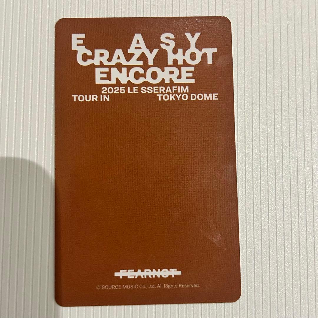 LE SSERAFIM 東京ドーム 会場限定 FC トレカ 5種コンプ S115811139