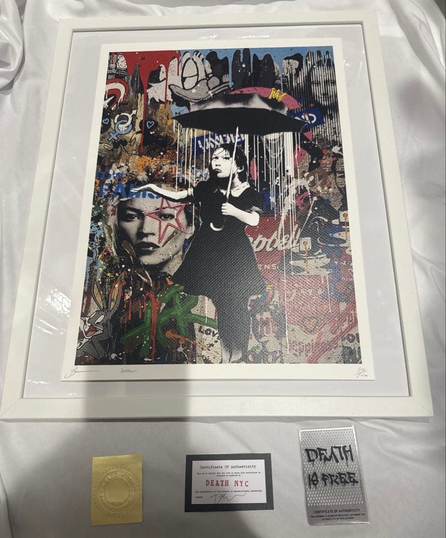 DEATH NYC 現代アートポスター　世界100枚限定　バンクシー　ストリート