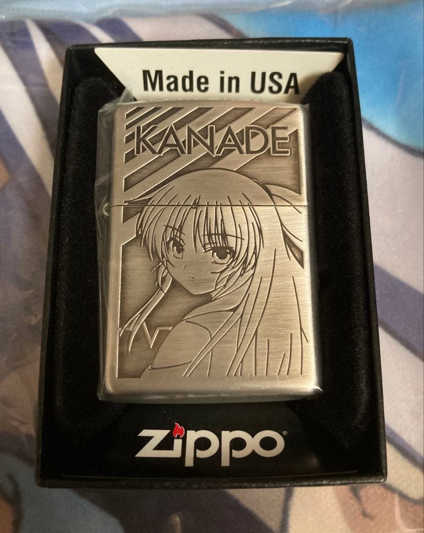 新品　限定品　最安値！　Angel Beats! ZIPPO 立華かなで　天使