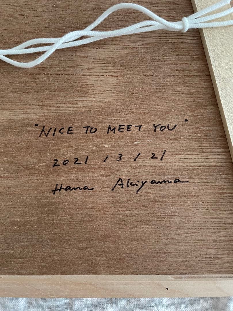 再値下げ】一点物 秋山花 Hana Akiyama イデー 直筆サイン入り - メルカリ