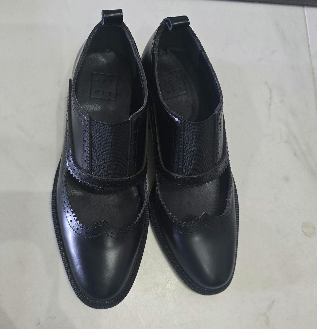 rim.ark Cut out wing tip shoes　ボートネックネット