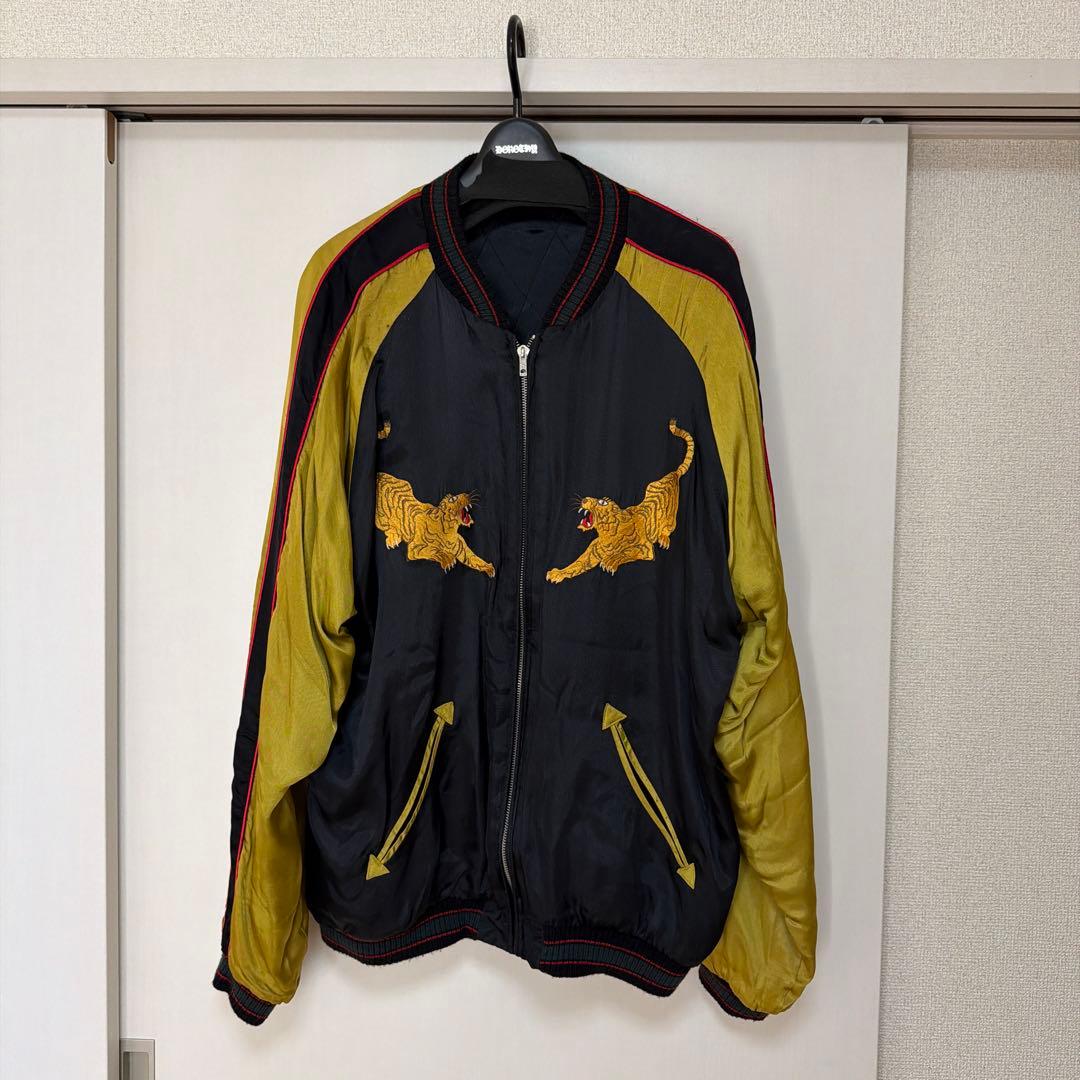 クローズ　坊屋春道モデル　スカジャン クロップドヘッズ 虎 月 冨士 XLサイズ