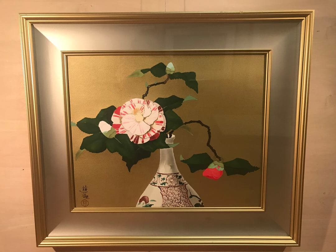 小倉遊亀　「瓶花」　リトグラフ　刷り込みサイン・作品証明シール有り 小倉遊亀 瓶花（喜寿記念作品） | 絵画など美術品の販売と買取 | 東京