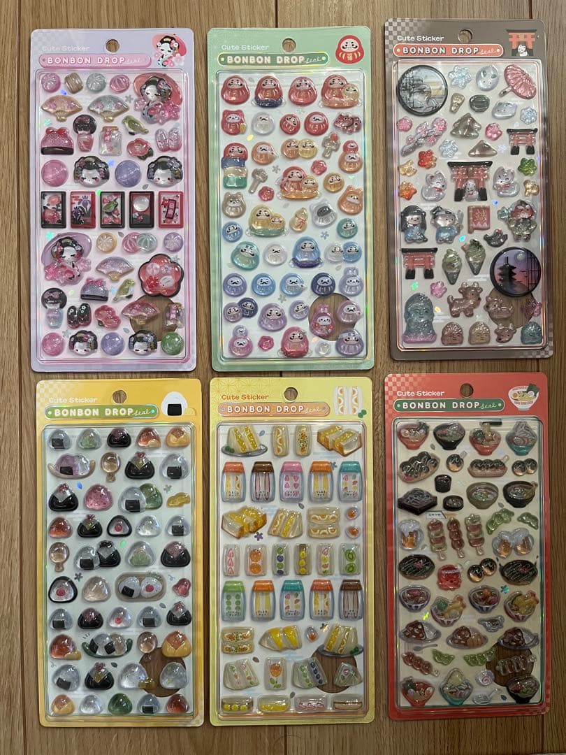 【新品未使用正規品】　人気和柄新旧6枚セット