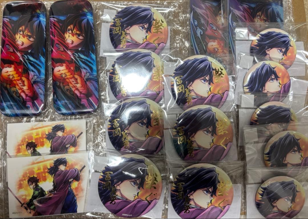 鬼滅の刃 WEBSHOP くじ 無限城編 第三弾 繋ぐ　　缶バッジ　冨岡義勇 劇場版「鬼滅の刃」無限城編 第一章 第三弾KV WEBSHOPくじ □A賞 02