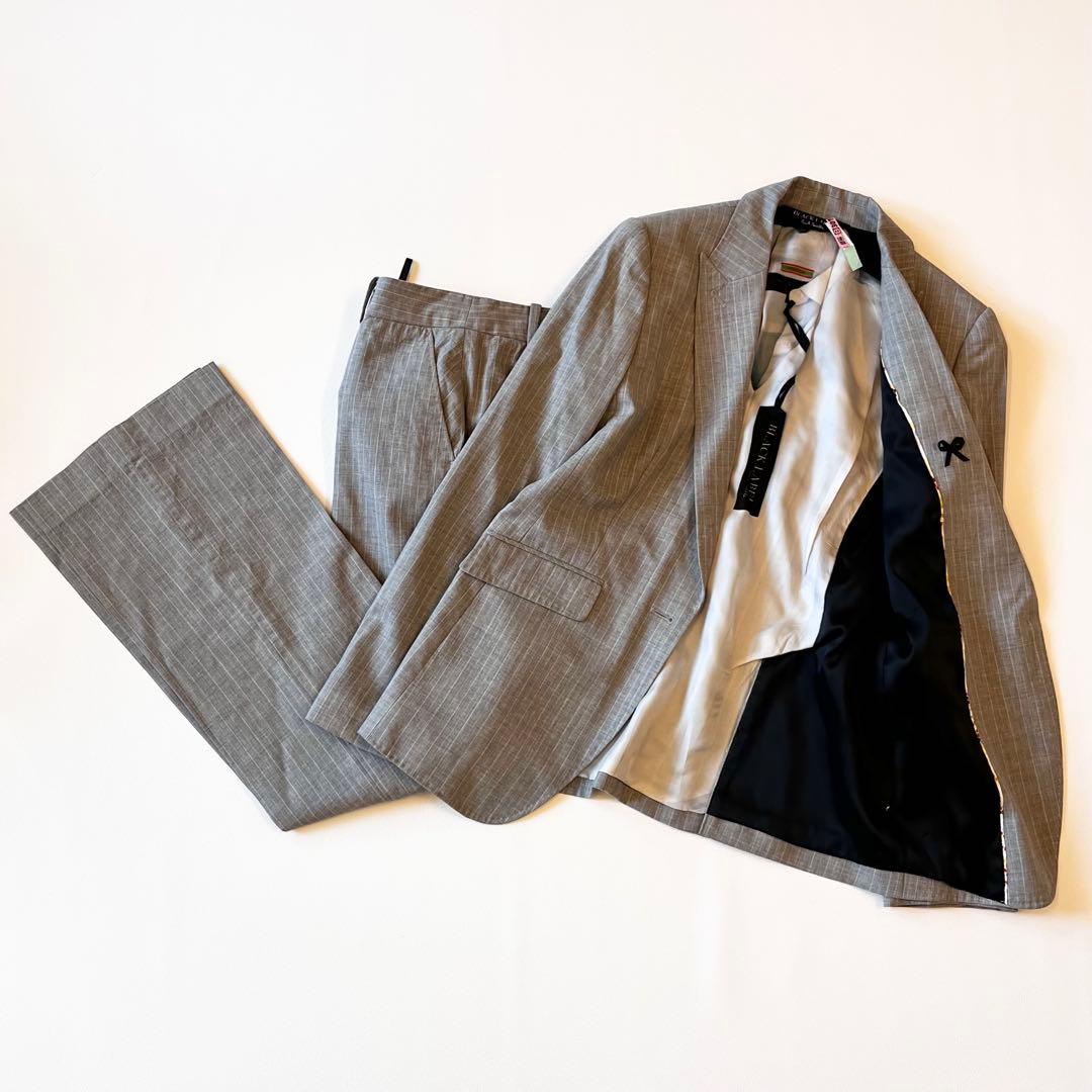 Paul Smith BLACK LABEL　パンツスーツ　裏総柄　グレー　40