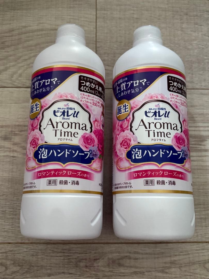 ビオレU アロマタイム 泡ハンドソープ 詰め替え用 ロマンティックローズ