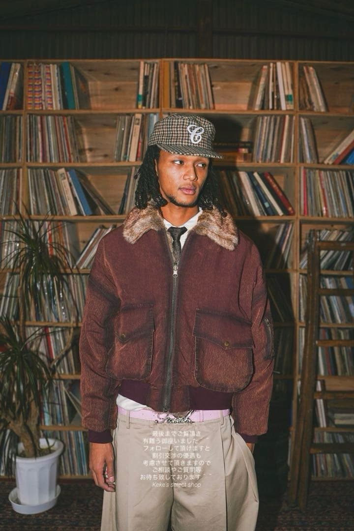 極美品】BALLSY BROTHERS リバーシブルファーフライトジャケット