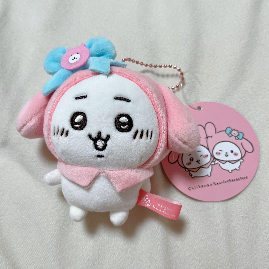 タグ付き ちいかわ サンリオキャラクターズ マイメロディ マスコット