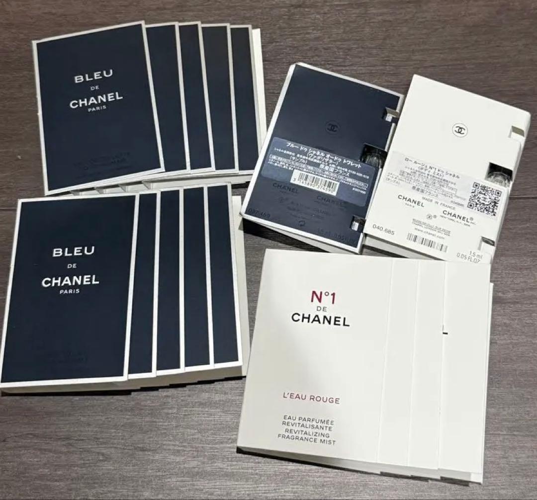BLEU DE CHANEL & N°1 L'EAU ROUGE サンプルセット