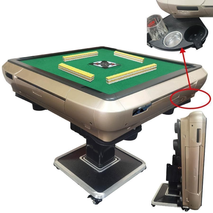 全自動麻雀卓 家庭用 折りたたみ 麻雀卓 全自動卓33mm ゴールド2127 Amazon | 【準備・進行の自動化】 全自動麻雀卓 麻雀卓 自動 電動 雀卓