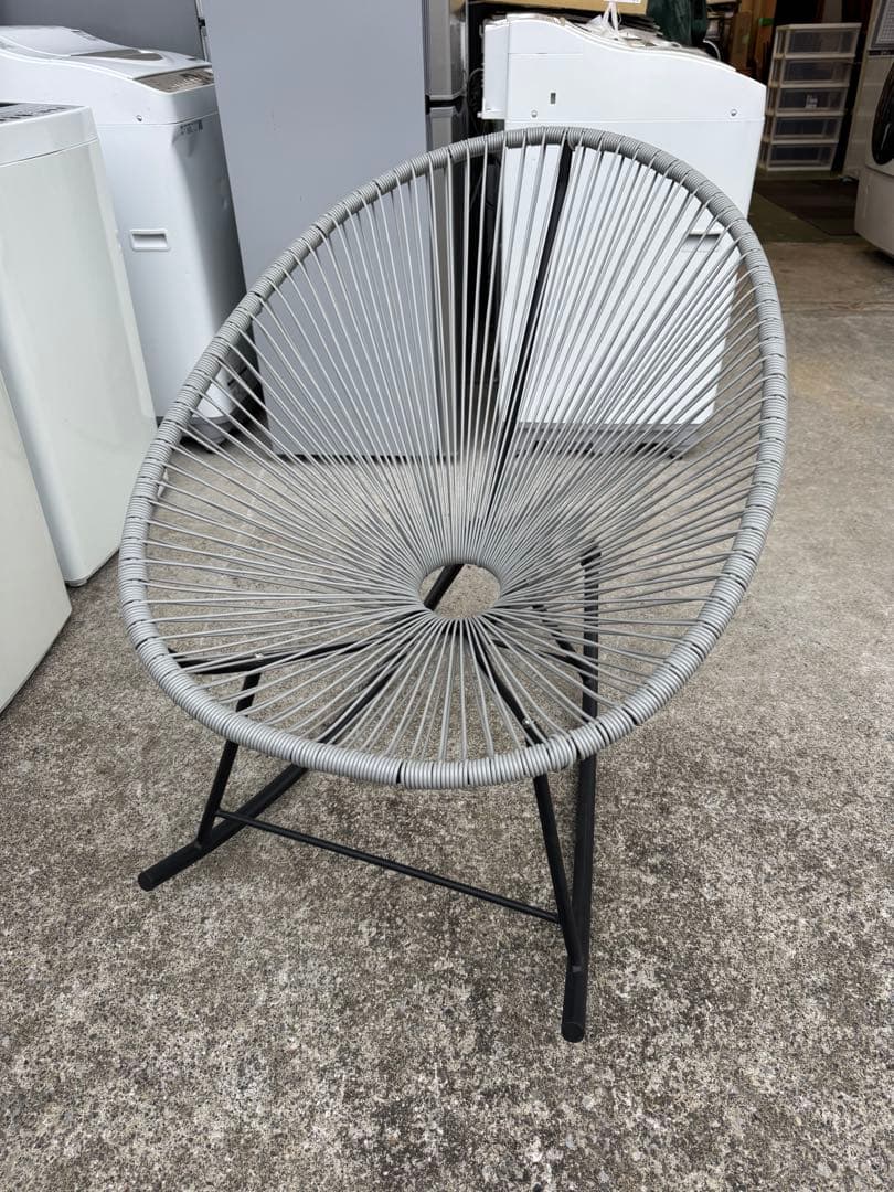 アカプルコチェア グレー　ラウンジチェア パーソナルチェア　椅子