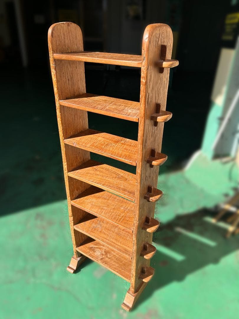 アンティーク木製ラック 楽天市場】パインラック 4段 天然木 高さ調節 木製ラック 収納ラック