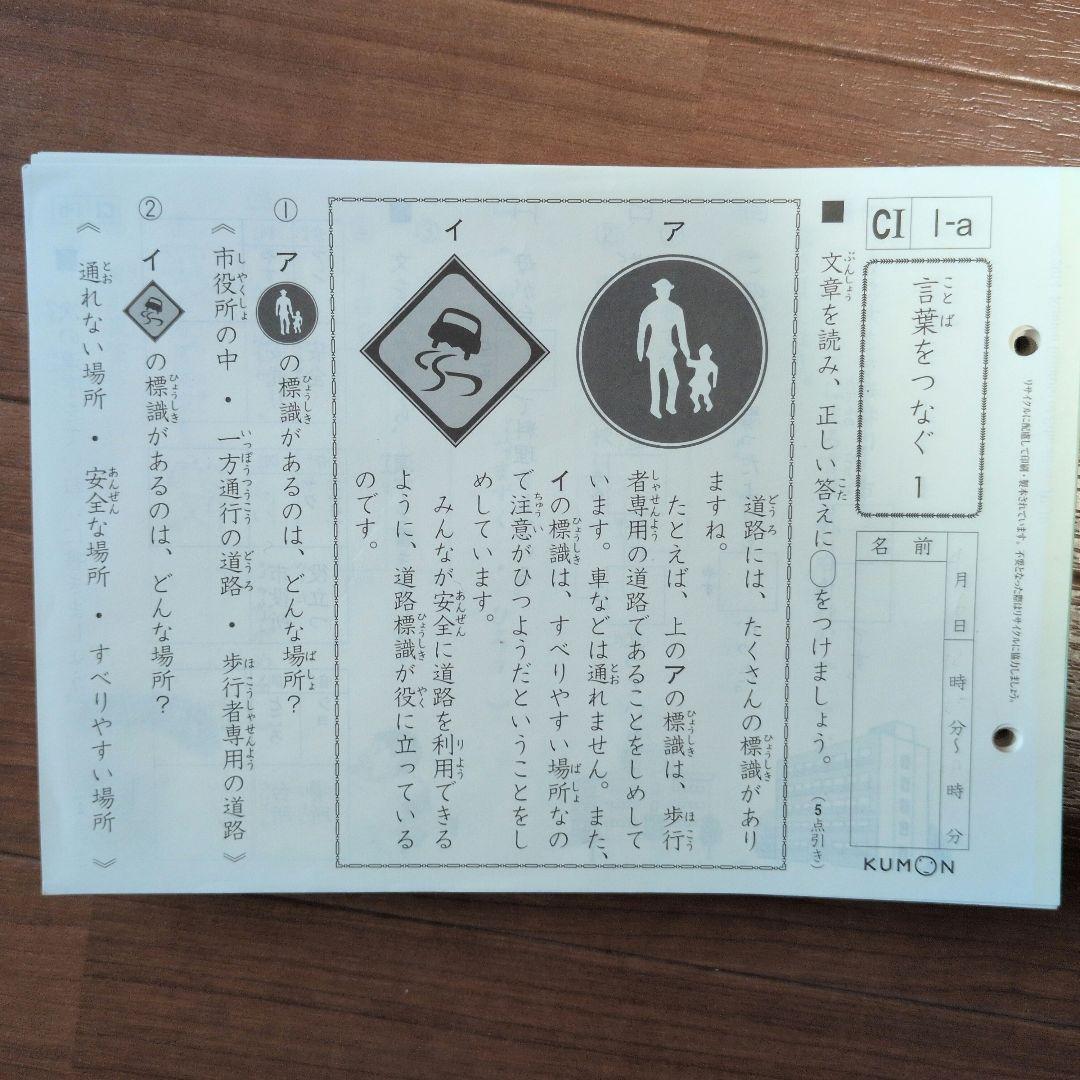 くもん　国語　CⅠ　1-200