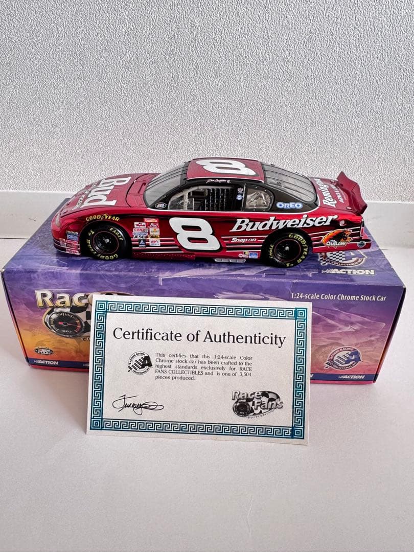 NASCAR 1/24 ACTION デイル・アーンハートJr #8証明書付