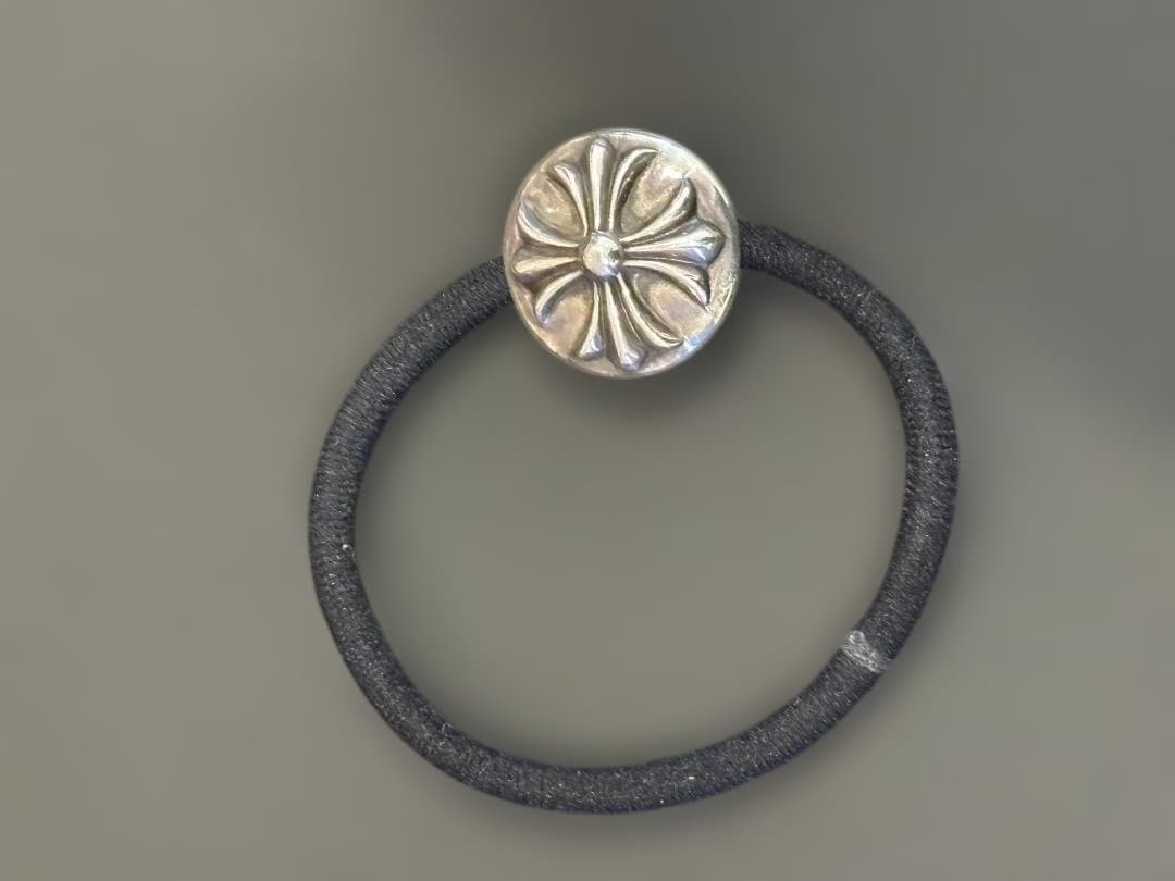 YYY様　クロムハーツ クロスボール ボタン ヘアゴム　コンチョ ブレスレット