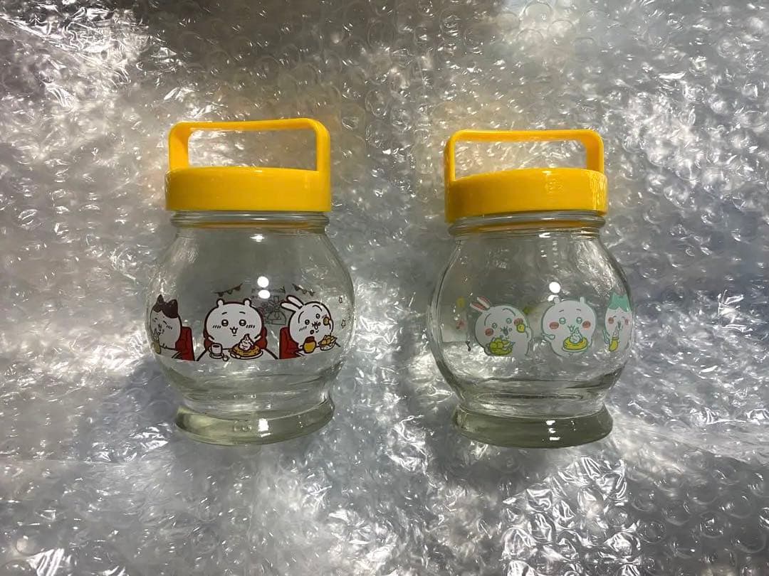 ちいかわ×コメダ珈琲　ミニダルマグラス2種類