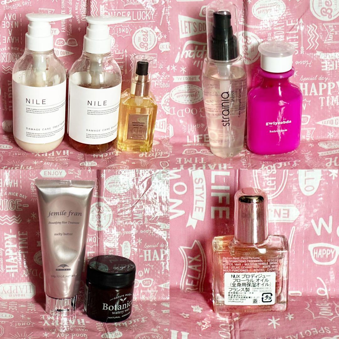 8点セット　ヘアケア シャンプー トリートメント アウトバストリートメント