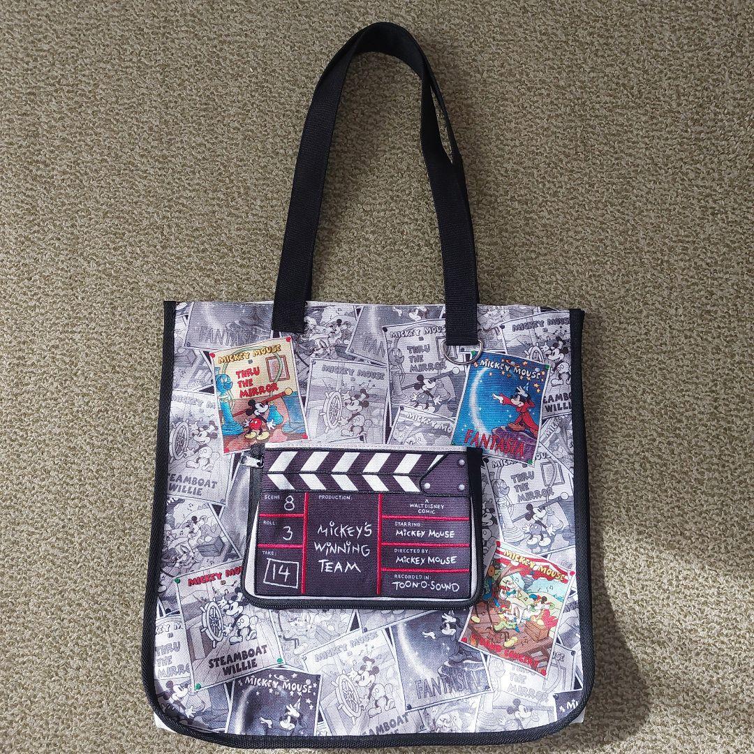 東京ディズニーリゾート ミートミッキー　トートバッグ 豊富なポケット＆Dカン付き！東京ディズニーランド ミッキー・ミニー