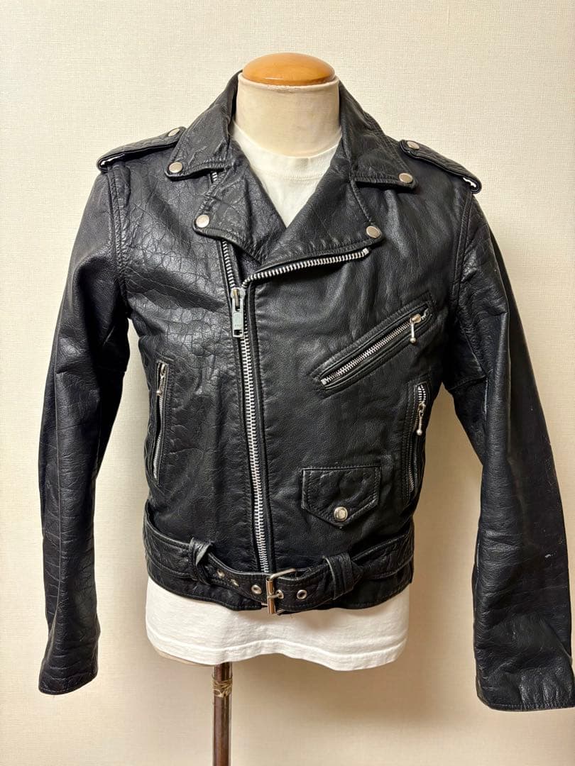 USA ビンテージ ダブル ライダース ジャケット M相当 xpv