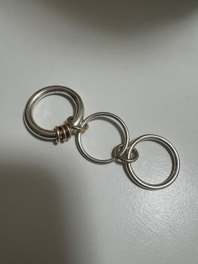 ORION SGリング　3連リング　シルバー/ゴールド