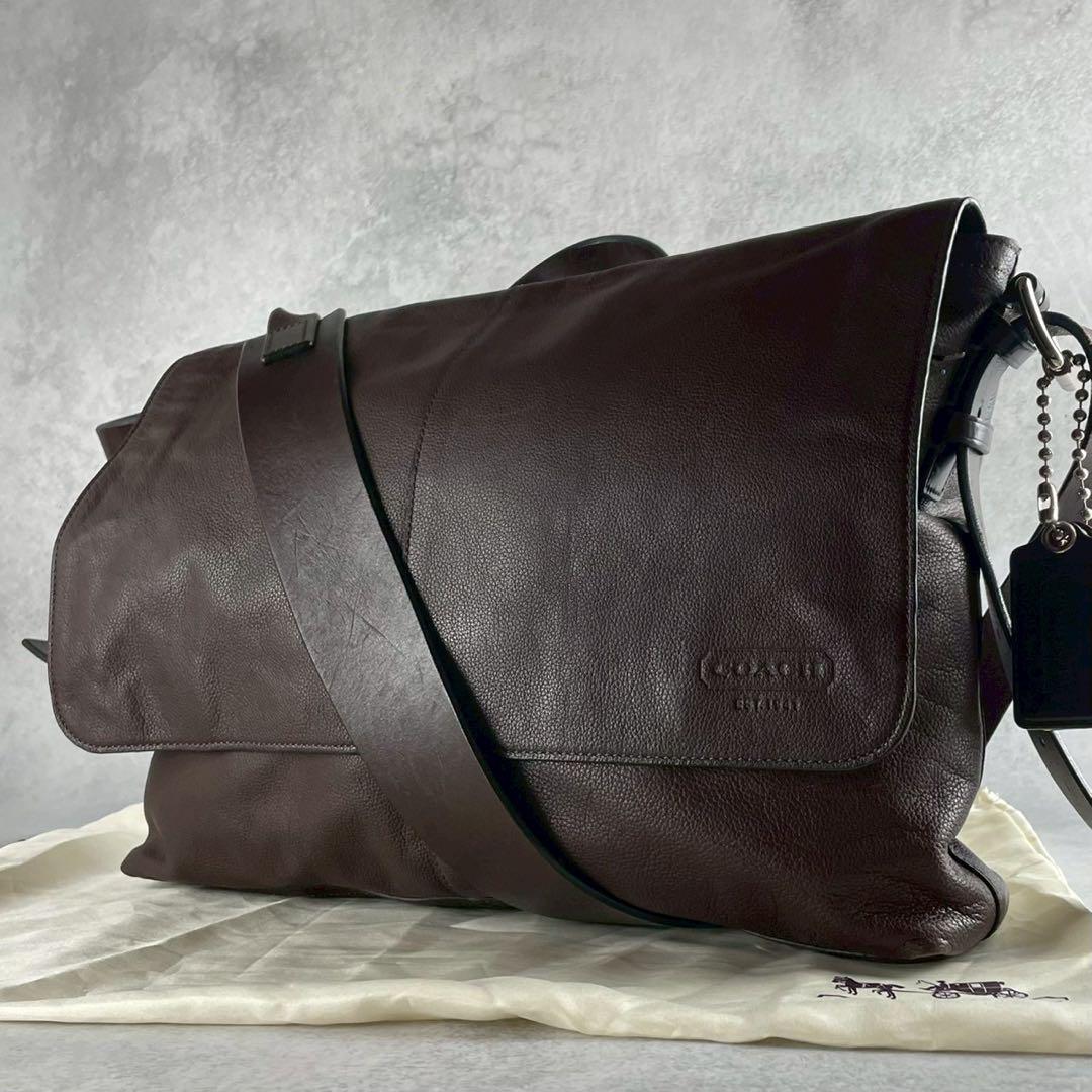 バッグ Coach Mint Thompson 2Way Messenger Bag