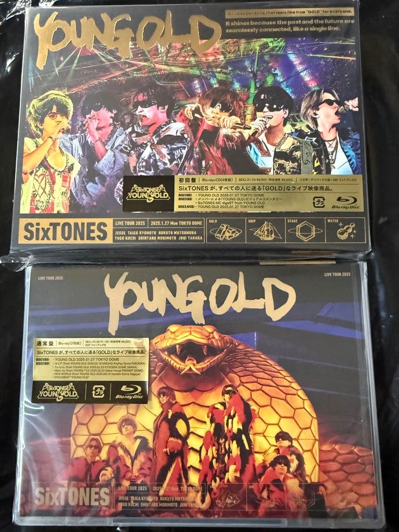 SixTONES YOUNGOLD Blu-ray 初回盤・通常盤