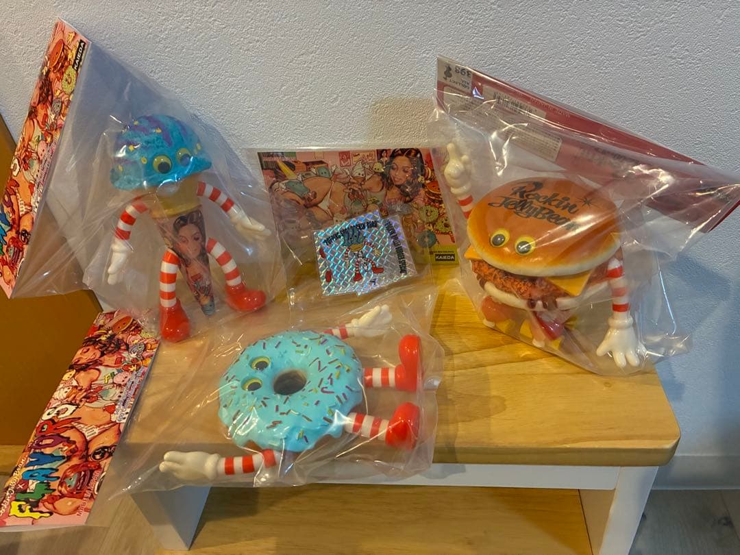 新品未開封☆ロッキンジェリービーン★フレーバーズ　FLAVORS ソフビ セット