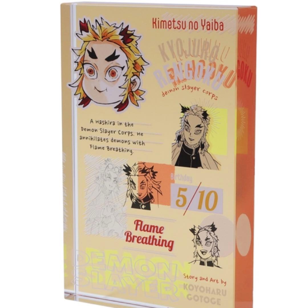 鬼滅の刃　煉獄杏寿郎　バースデー　アクリルブロック　HEROES 2025