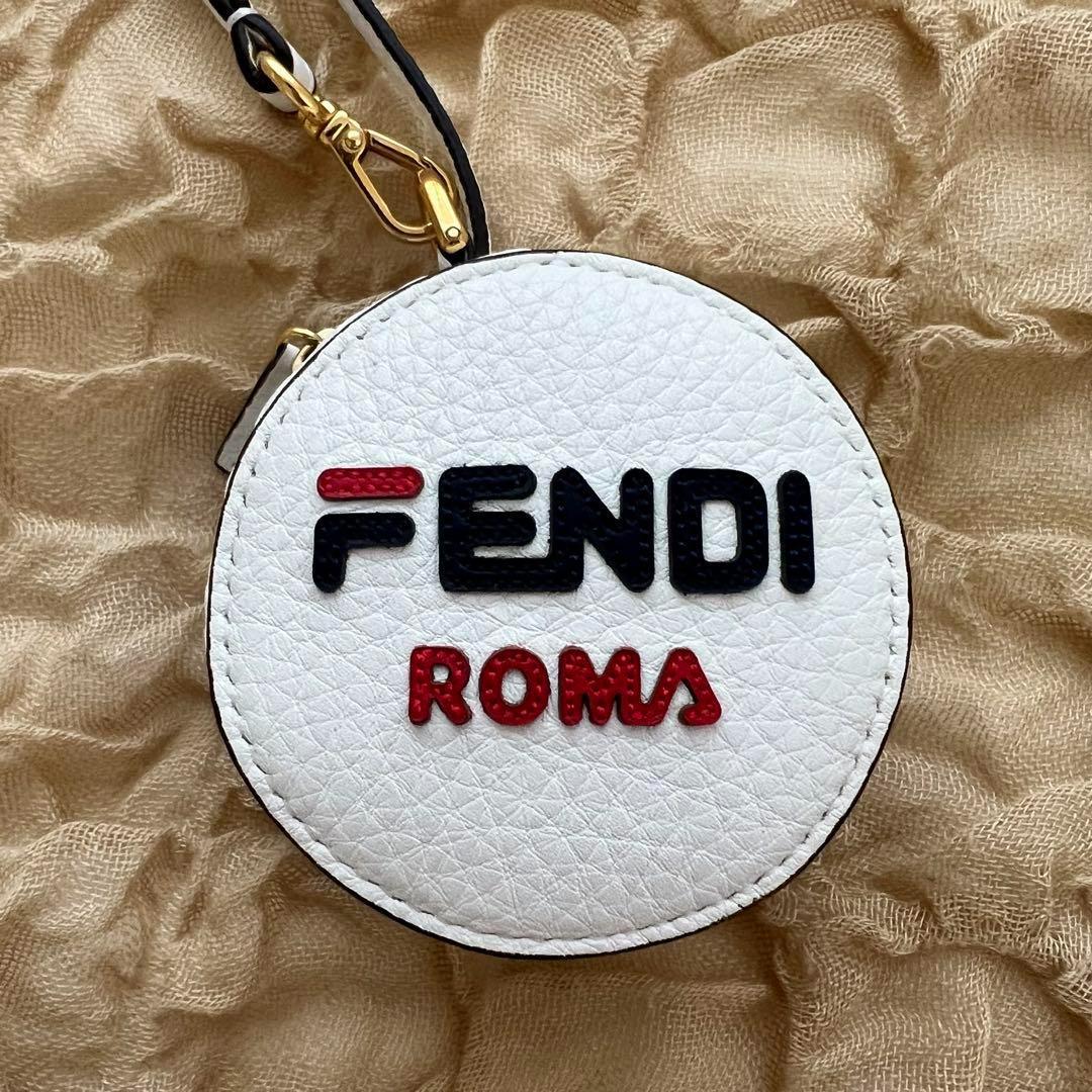 FENDI フェンディ FILAコラボ リュックサック エコバッグ　ホワイト
