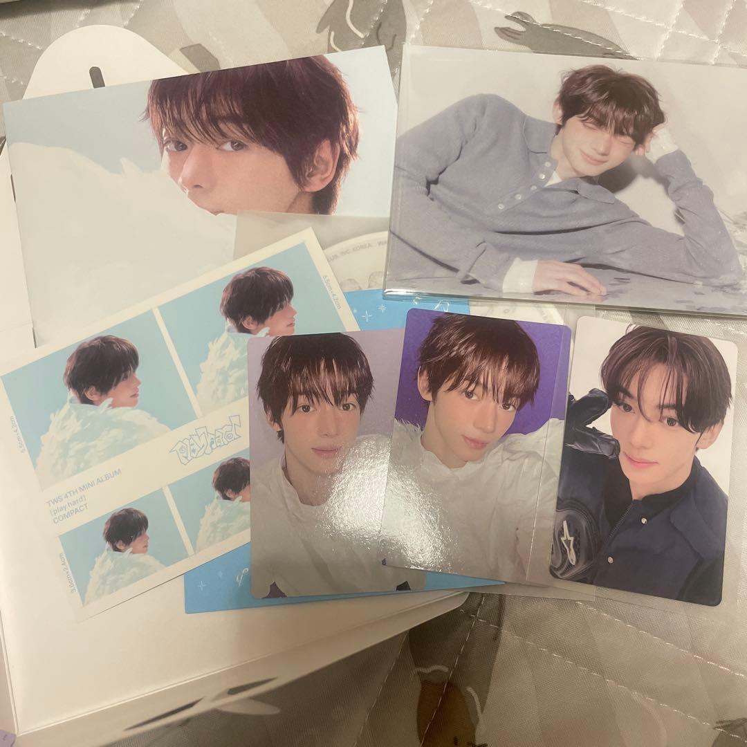 TWS play hard コンパクト ハンジン weverse ラキドロ - メルカリ