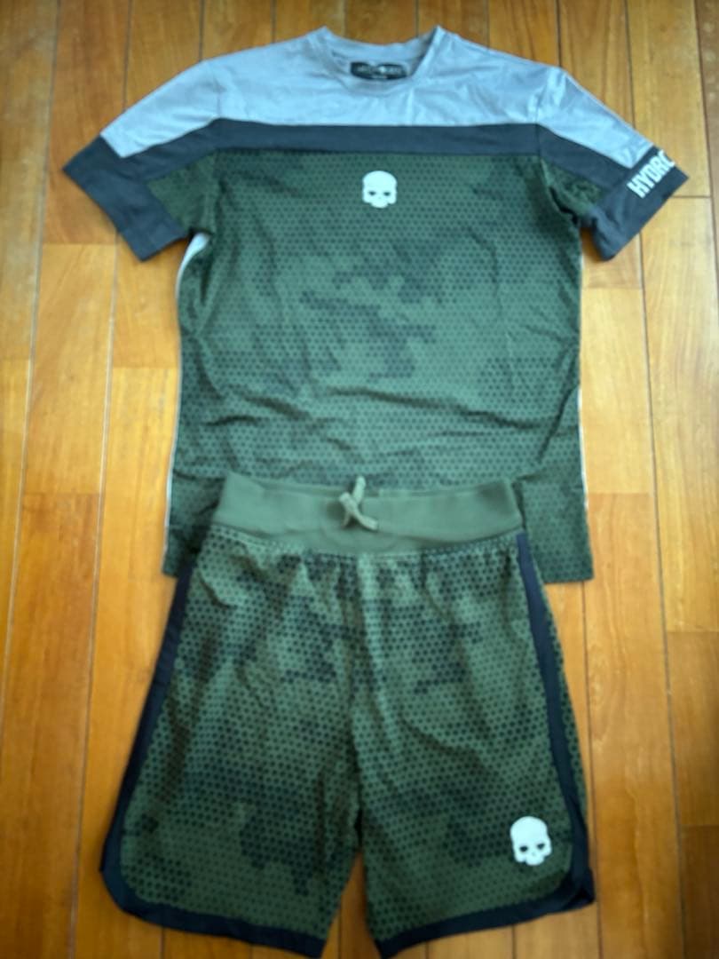 ハイドロゲン テニス Tシャツ＆パンツセット M HYDROGEN（ハイドロゲン） ジュニア(ユニセックス) スクラッチテック