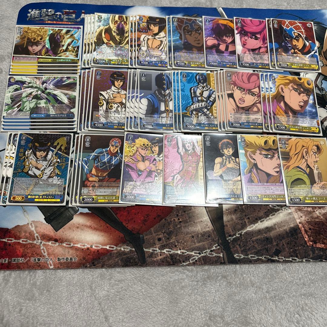 【引退品】ヴァイスシュヴァルツ　ジョジョの奇妙な冒険 黄金の風　デッキ　4風4本