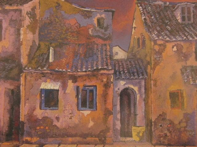 津田直樹、【同理の民家】、希少な額装用画集より、新品額装付 津田直樹、【同里の民家】、希少な額装用画集より、新品額装付 - メルカリ