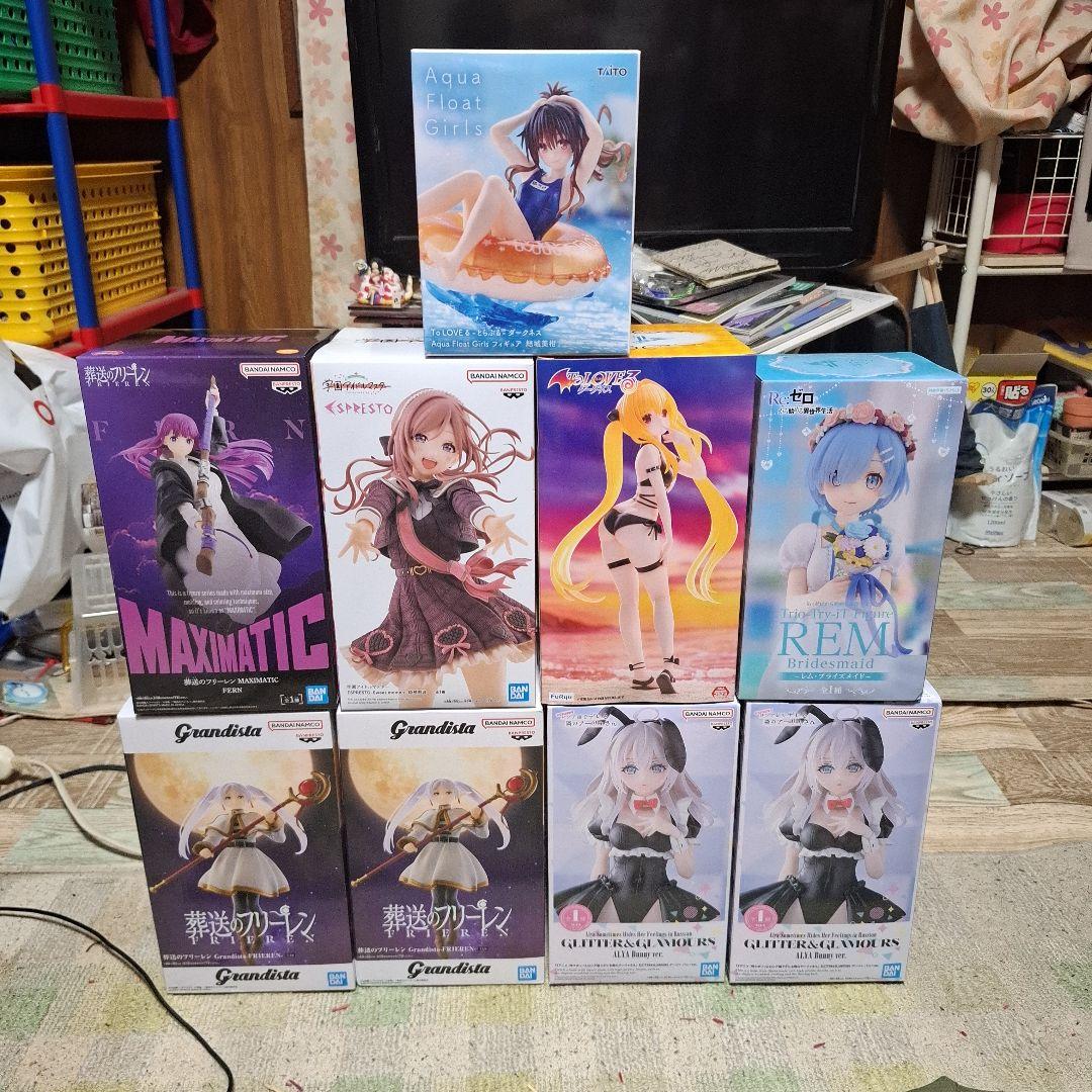 最新プライズ美少女フィギュア9点セットまとめ売り