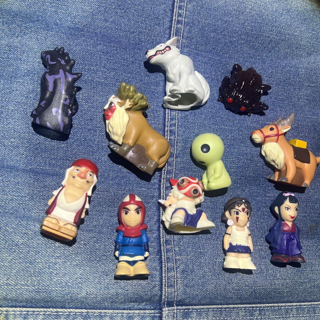 廃盤品　ジブリ指人形(もののけ姫11点セット) ジブリ もののけ姫 指人形 11体セット どんぐり共和国 - メルカリ