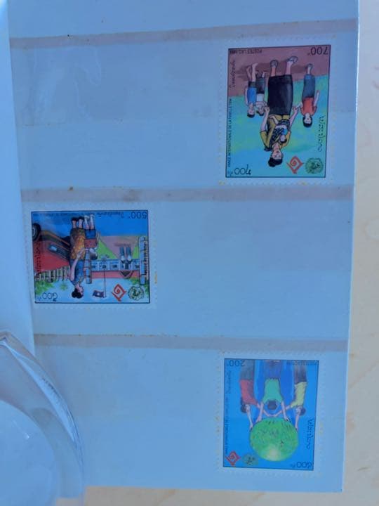 外国切手 中国/カザフスタン/タイ/ラオス (超レア・未使用・非売品