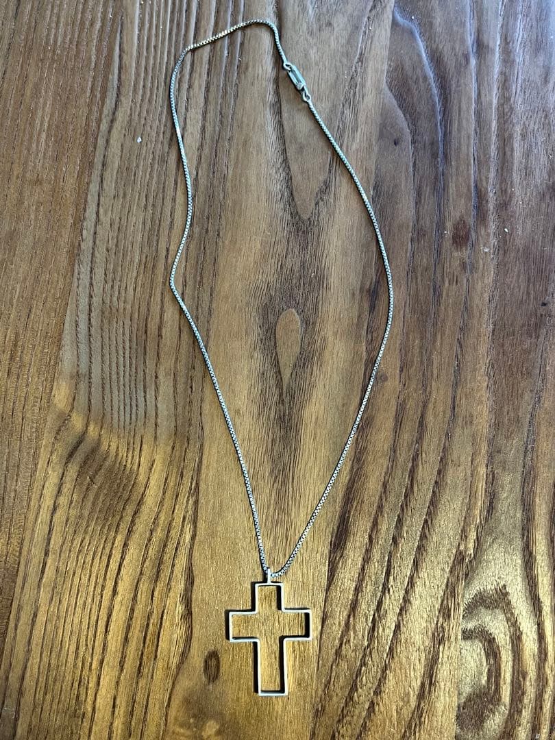 トムフォード期 グッチ クロスネックレス sv925 silver