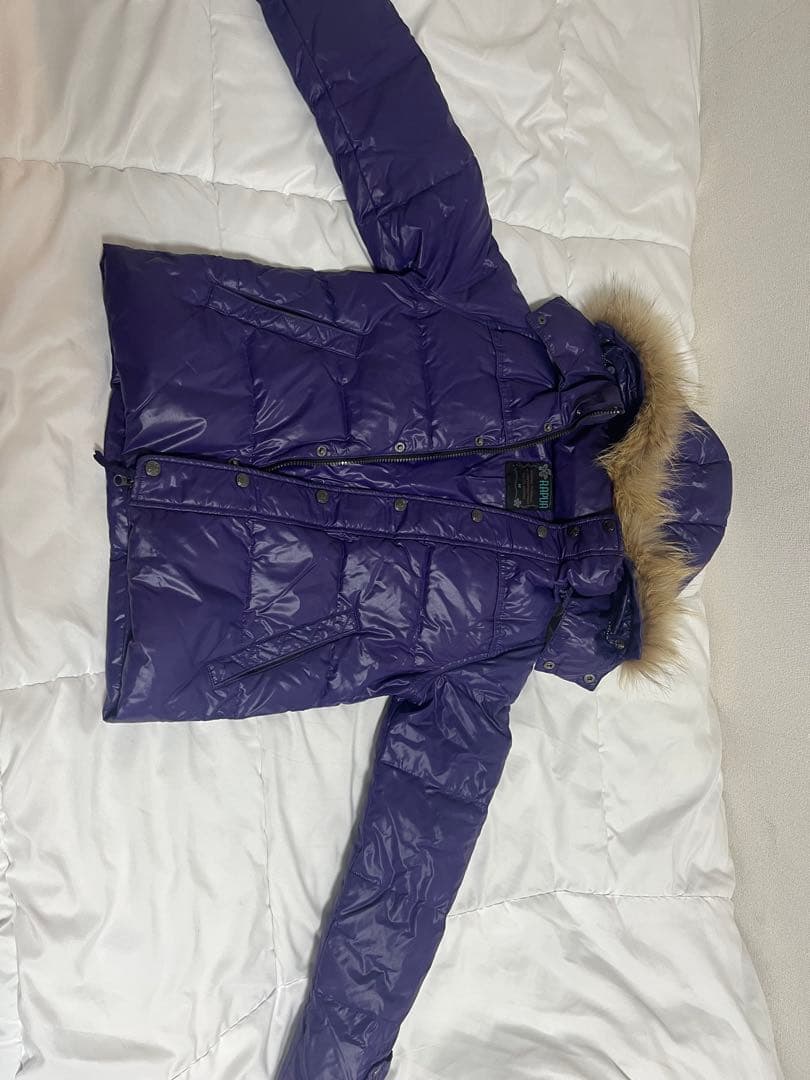 RAPUA フード付き紫ダウンジャケット M