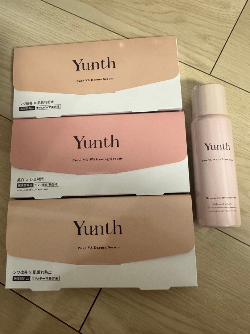 YUNTH ユンス　美容液　クリアフォーム　セット Amazon.co.jp: Yunth (ユンス) 美容液 ビタミンC 導入美容液 おまけ