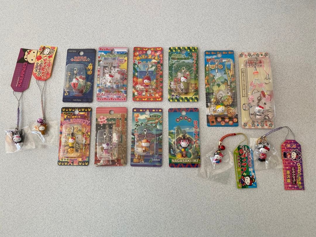 ハローキティ ストラップ 14点セット