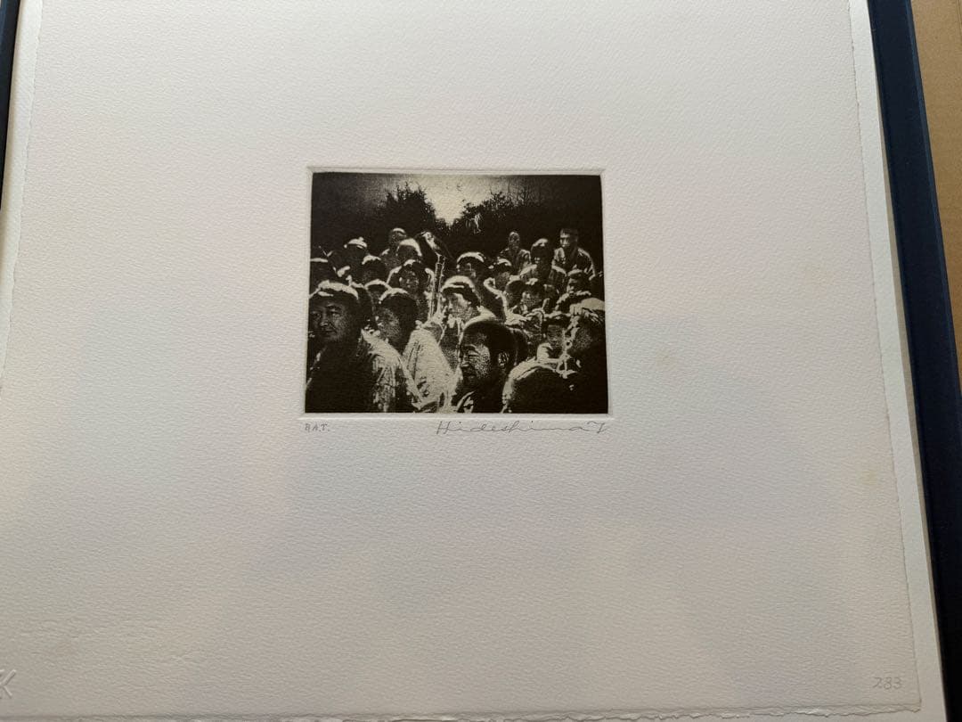 秀島由己男 版画集 春の城シリーズ 「信仰の告白」