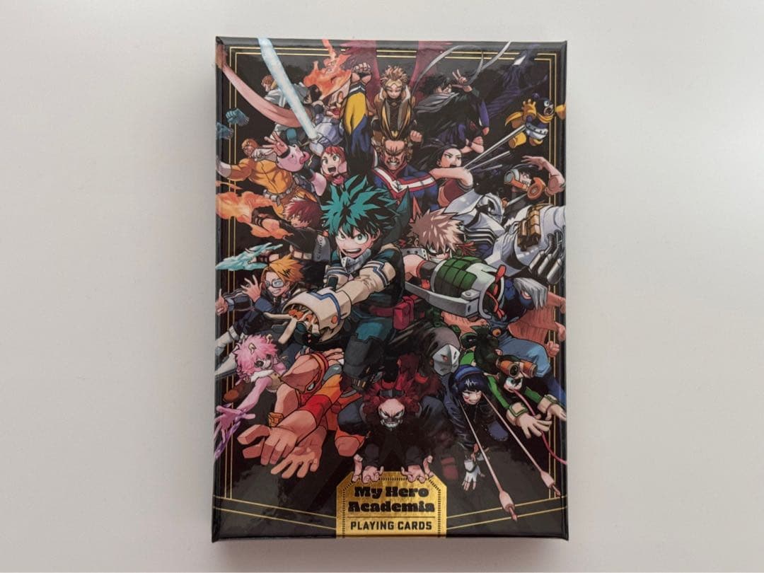 （⭐︎新品✖️2）僕のヒーローアカデミア　箔押しトランプ 僕のヒーローアカデミア展 DRAWING SMASH 箔押しトランプ(箔押しBOX