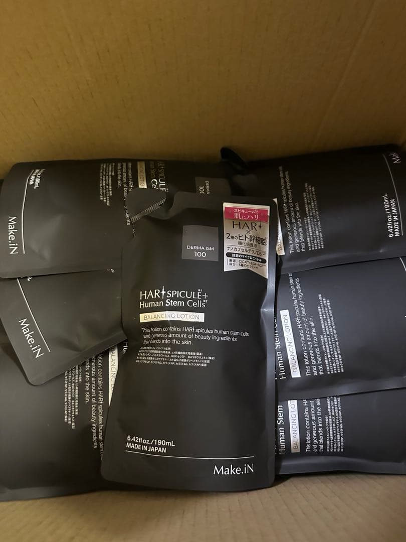 Make.iN HARI スピキュール + ヒト幹細胞 化粧水/詰替 25袋