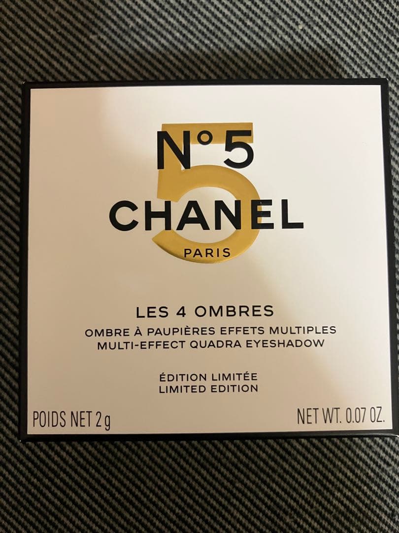 CHANEL レキャトルオンブル　No5 シャネルアイシャドウ】8/22新作発売！ブルベが選んだボタンデザイン