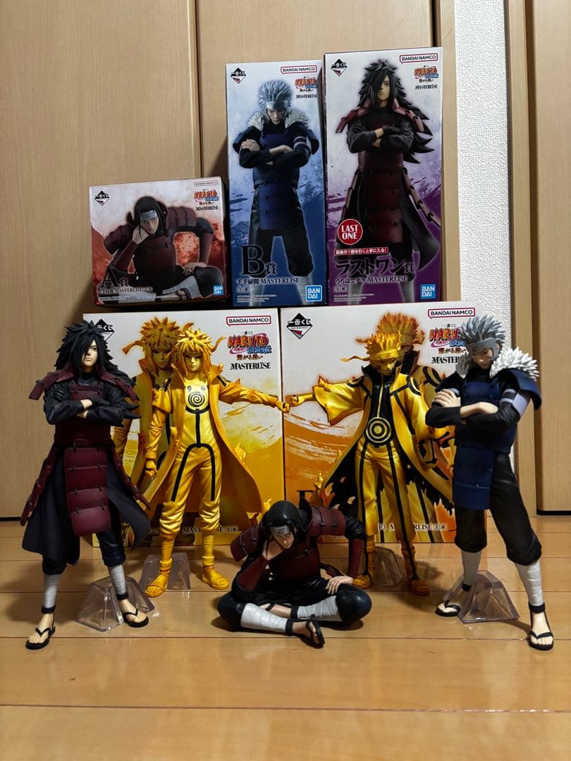 NARUTO 一番くじ 繋がる思い A.B.C.D ラストワン賞　セット 匿名配送】ナルトNARUTO 一番くじ A・C・ラストワン ラストワン賞こわ