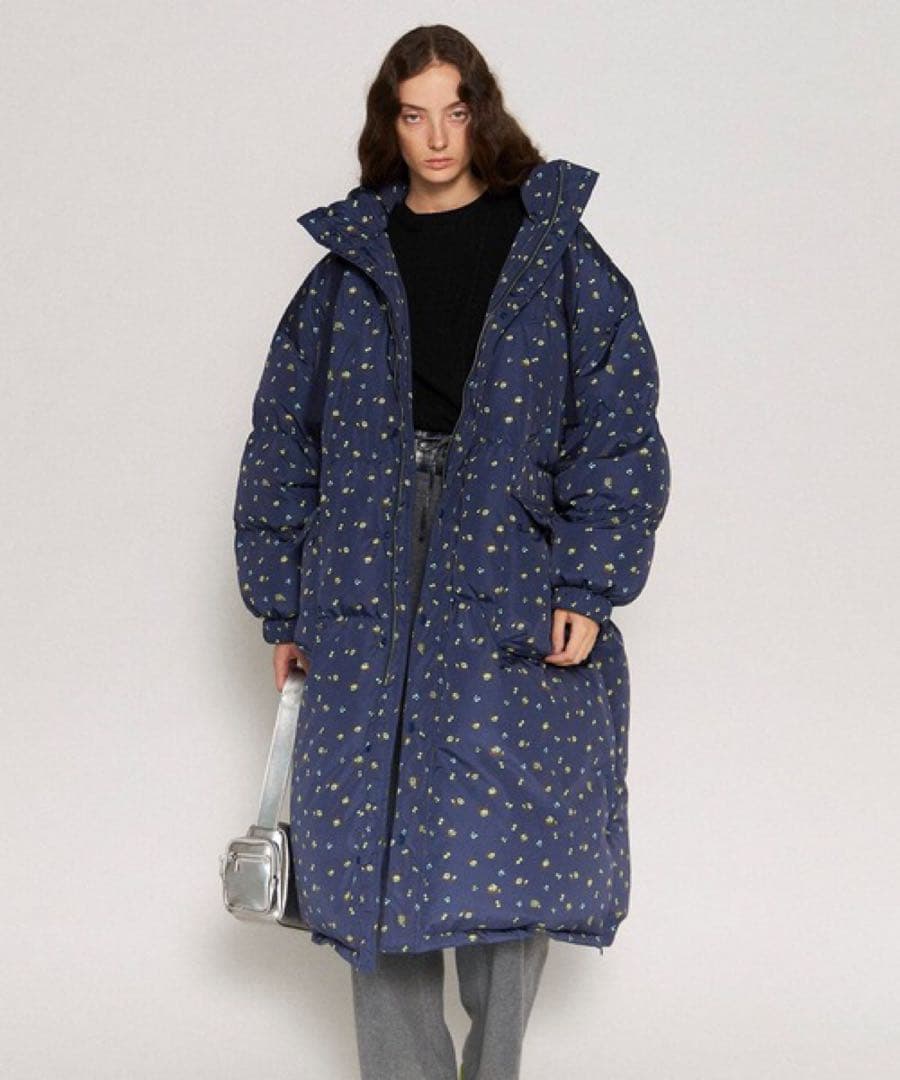 フラワーロングダウンコート MAISON SPECIAL メゾンスペシャル