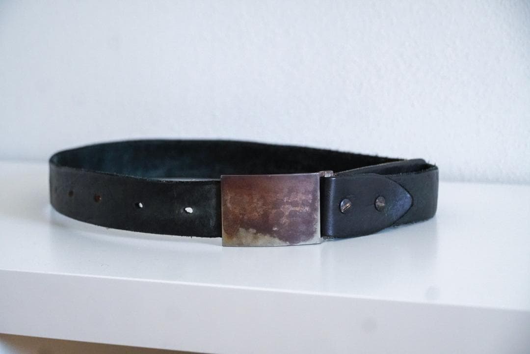 ISAMU KATAYAMA BACKLASH バックルレザーベルト