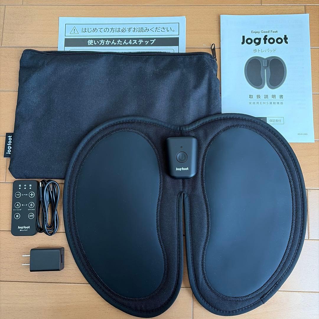 Jog foot ジョグフット　歩トレパッド　ブラック